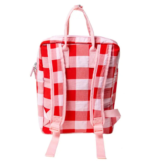 Sac à dos à carreaux cerises - 50% de réduction - Rockahula - échantillons - Accessoire enfant
