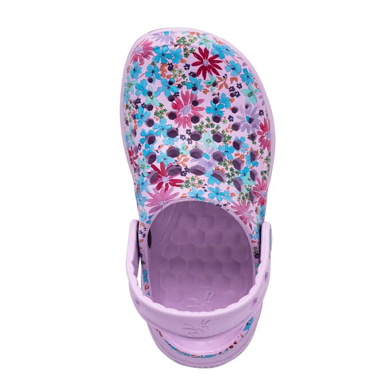 Chargez l&#39;image dans la visionneuse de la galerie, Clog actif pour enfants - Floral pictural - Clog
