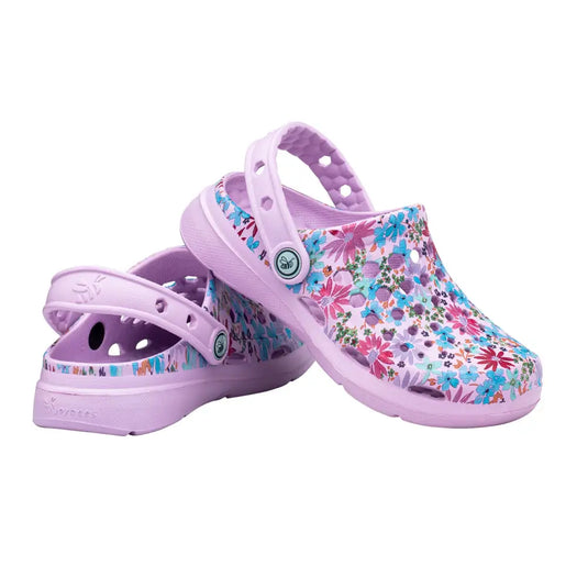 Clog actif pour enfants - Floral pictural - Clog