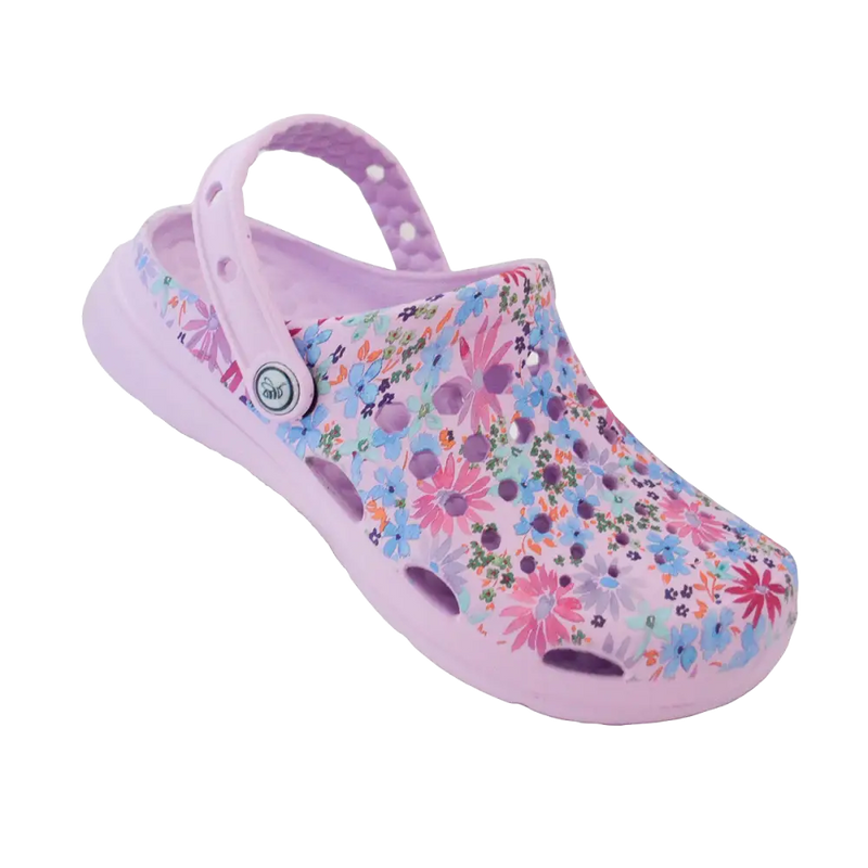Chargez l&#39;image dans la visionneuse de la galerie, Clog actif pour enfants - Floral pictural - Painterly Floral / C8/C9 - Clog
