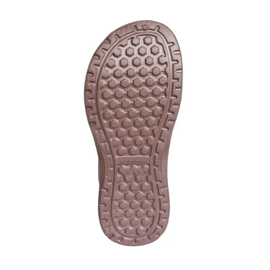 Clog doublé confortable - Or rose métallisé / Naturel - Clog