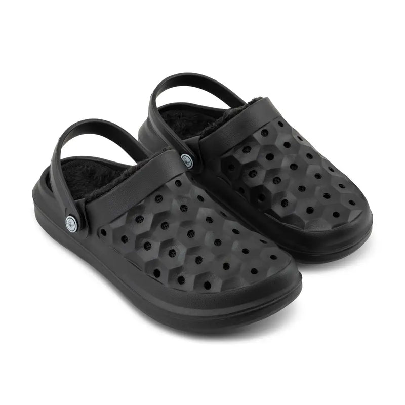 Load image into Gallery viewer, Clog doublé Varsity - Noir / Noir - Clog
