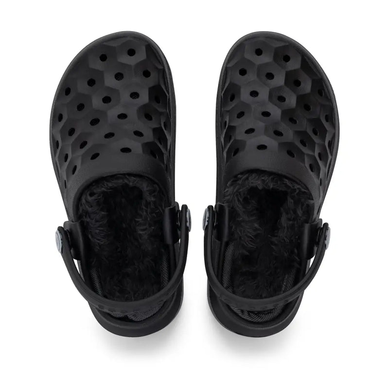 Load image into Gallery viewer, Clog doublé Varsity - Noir / Noir - Clog
