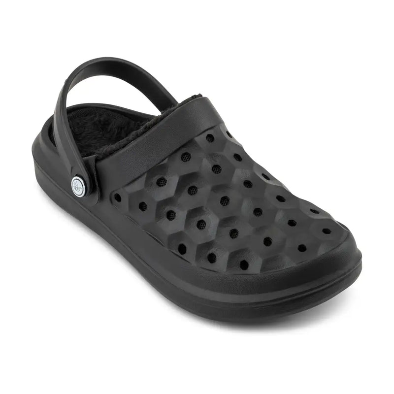 Load image into Gallery viewer, Clog doublé Varsity - Noir / Noir - Black/Black / W5 - Clog
