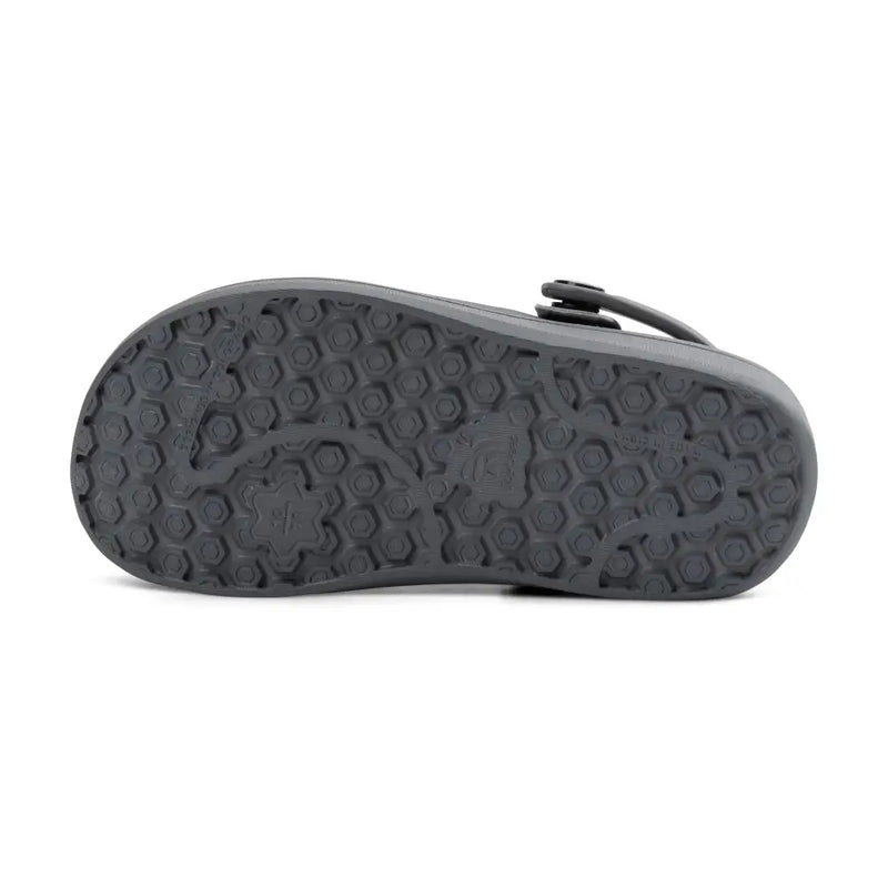 Chargez l&#39;image dans la visionneuse de la galerie, Clog doublé Varsity pour enfants - Charbon/Vrai Marine - Clog
