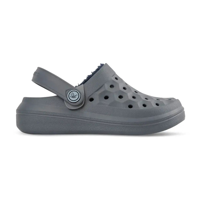 Clog doublé Varsity pour enfants - Charbon/Vrai Marine - Clog