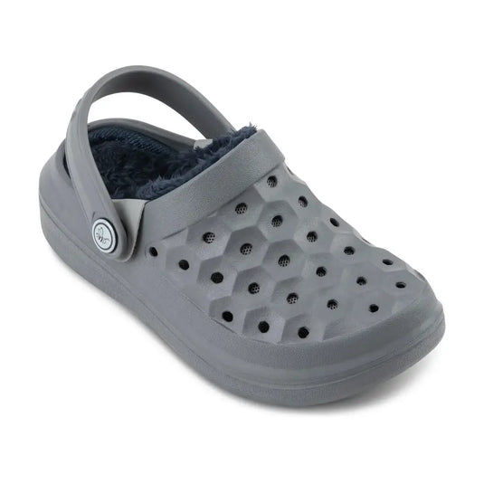 Clog doublé Varsity pour enfants - Charbon/Vrai Marine - Charcoal/True Navy / C6 - Clog