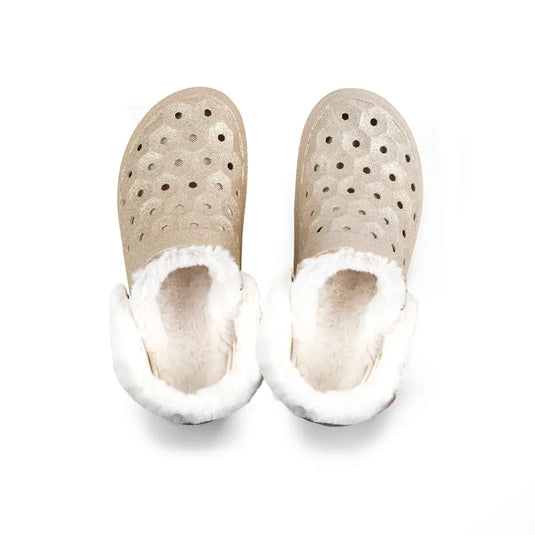 Clog doublé Varsity - Trendsetter Gold Glitter/Naturel - Clog