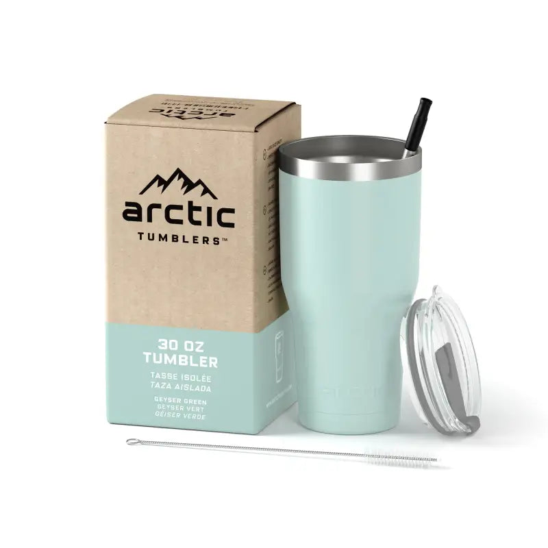 Chargez l&#39;image dans la visionneuse de la galerie, Tumbler Vert Geyser - 30% de réduction - Arctic Tumblers - Tasse isolée
