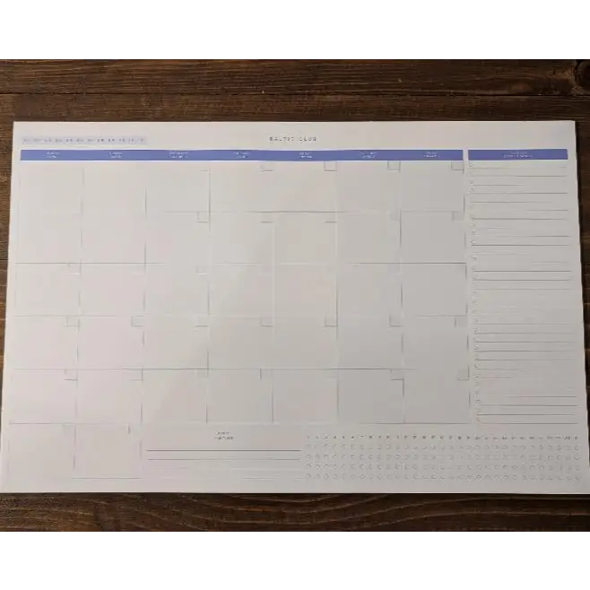 Baltic Club Agenda de bureau