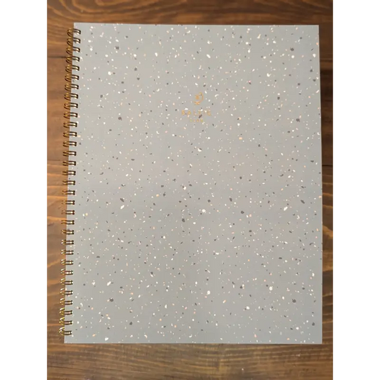 Grand Carnet à Spirales 8,5’’ x 11’’ Terrazzo Menthe - 60% de réduction - Baltic Club - Papeterie