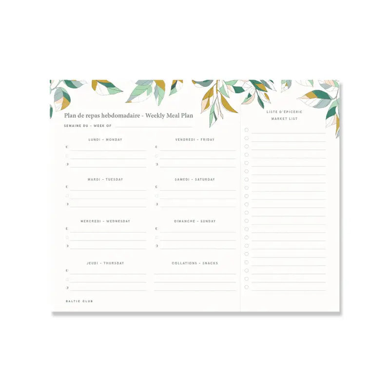 Load image into Gallery viewer, Planificateur de repas - 60% de réduction - Baltic Club - Papeterie

