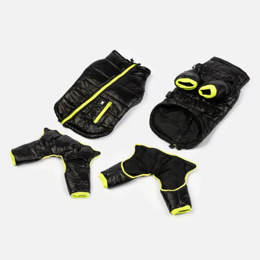 Combinaison de neige noir pour chien - Boutique Animo - Manteau pour chien