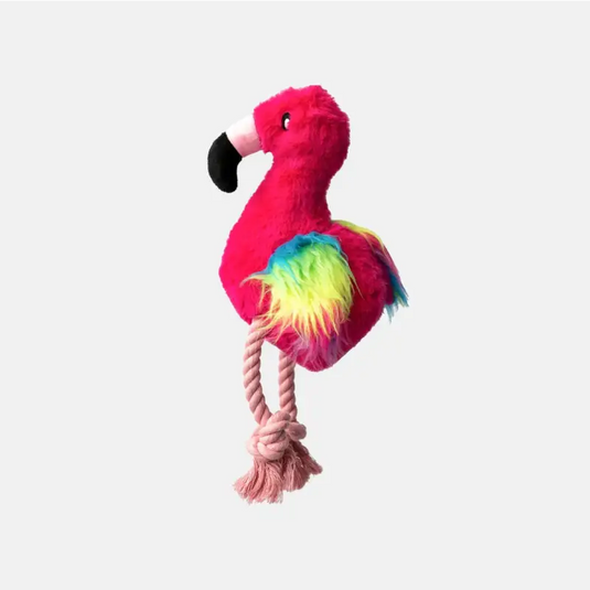 Jouet - Flamant rose pour chien - 50% de réduction - Boutique Animo - Jouet pour chien