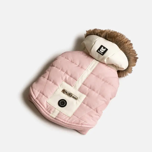 Manteau rose pour chien - Boutique Animo - Manteau pour chien