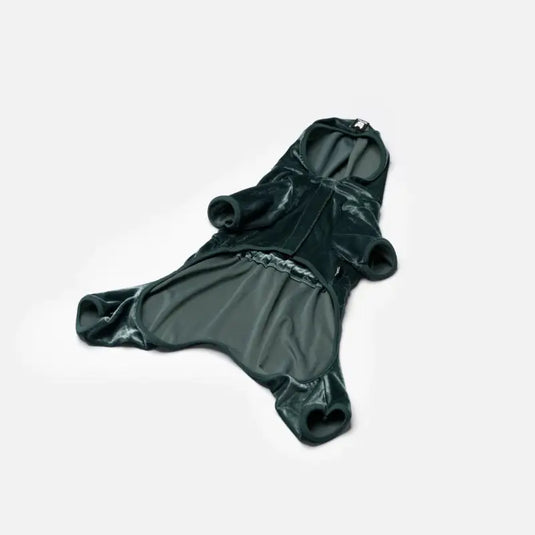 Pyjamas velour vert pour chien - Boutique Animo - Pyjamas pour chien
