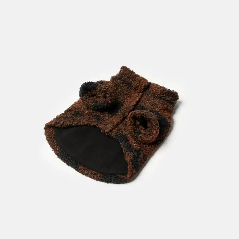 Load image into Gallery viewer, Veste Sherpa Brun pour chien - Boutique Animo - Manteau pour chien
