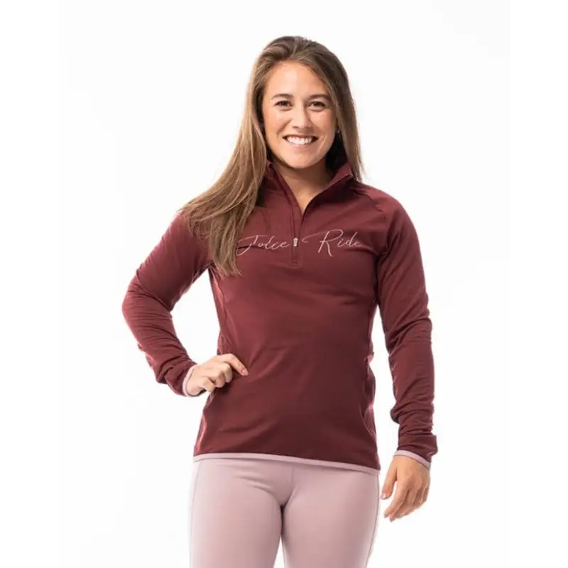 Chargez l&#39;image dans la visionneuse de la galerie, JolieRide Brick Red / XS Horizon Top Base Layer
