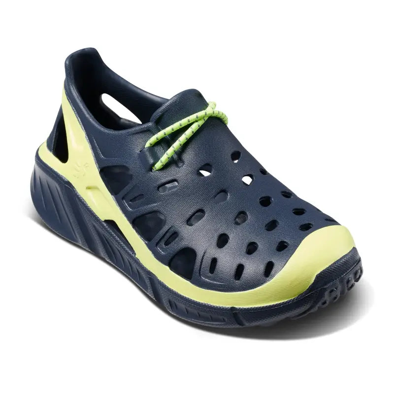 Chargez l&#39;image dans la visionneuse de la galerie, Chaussure de trekking enfant - Block True Navy / Safety Yellow - Joybees - Chaussure
