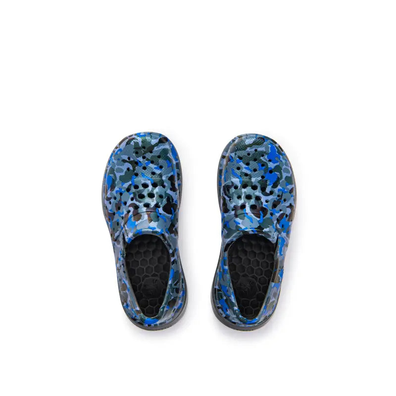Chargez l&#39;image dans la visionneuse de la galerie, Chaussure Splash Graphic pour enfants - Bleu camouflage - Joybees - Chaussure
