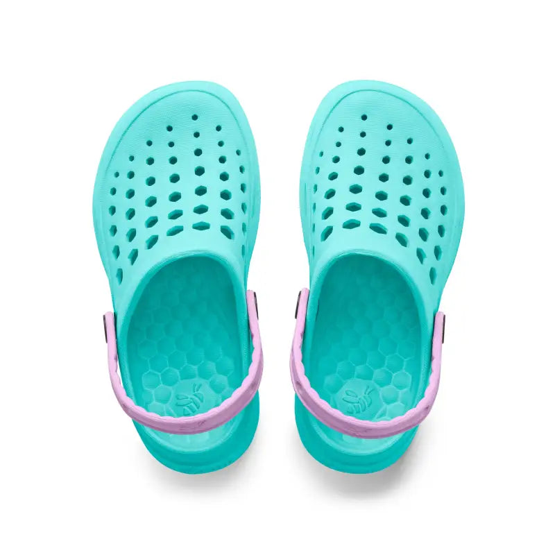 Load image into Gallery viewer, Clog actif pour enfants - Island Aqua/Lavande - 45% de réduction - Joybees - Chaussure
