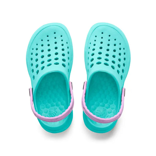 Clog actif pour enfants - Island Aqua/Lavande - 45% de réduction - Joybees - Chaussure