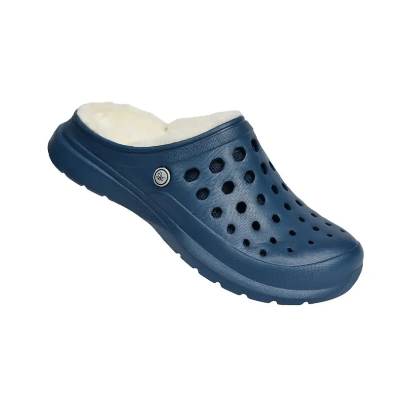 Chargez l&#39;image dans la visionneuse de la galerie, Clog doublé confortable - Marine/Naturel - 45% de réduction - Joybees - Chaussure
