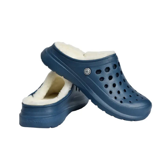 Clog doublé confortable - Marine/Naturel - Joybees - Chaussure