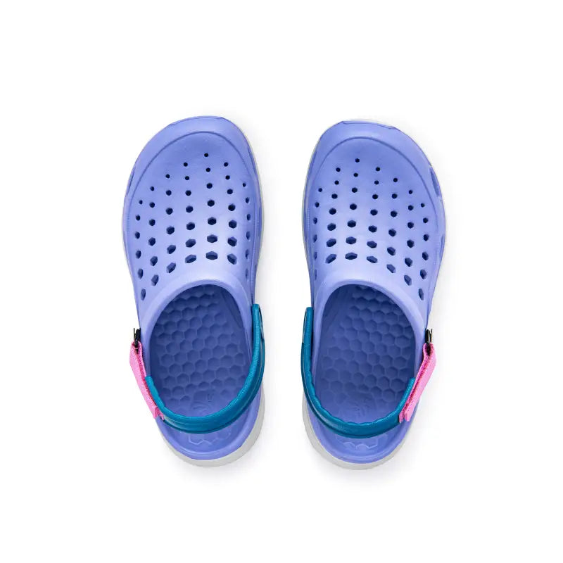 Chargez l&#39;image dans la visionneuse de la galerie, Clog Moderne - Bleu Iris/Gris Clair - Joybees - Chaussure
