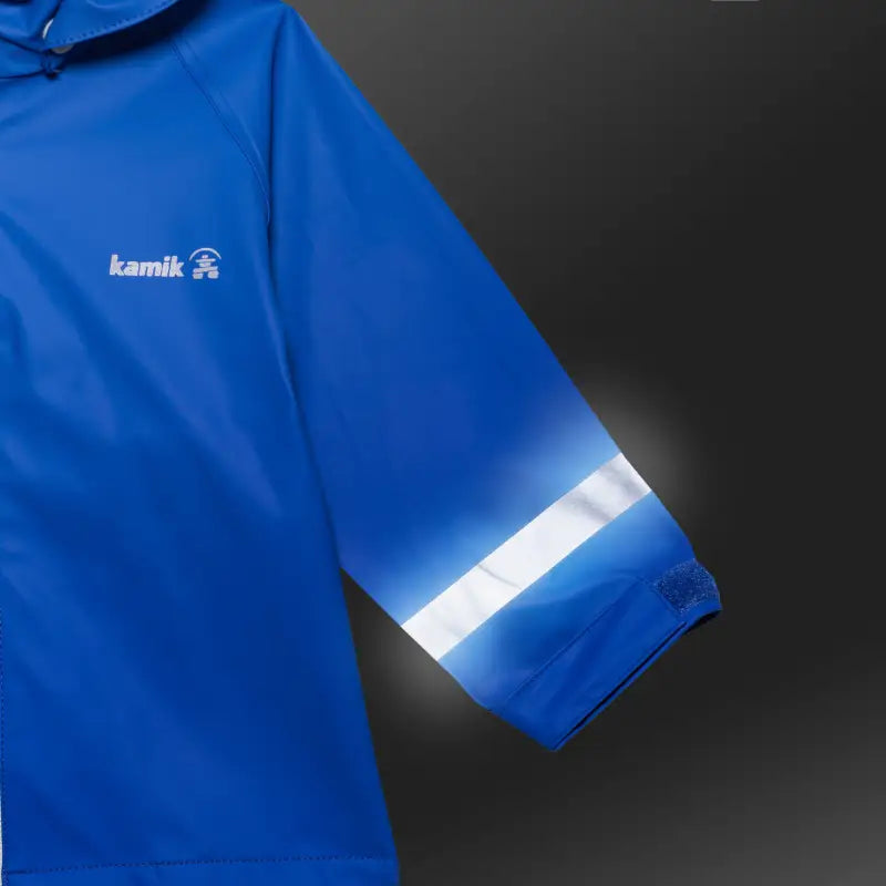 Load image into Gallery viewer, Manteau de pluie 100% imperméable - Strong Blue - Taille 12 mois - 60% de réduction - Kamik - échantillon - Manteau
