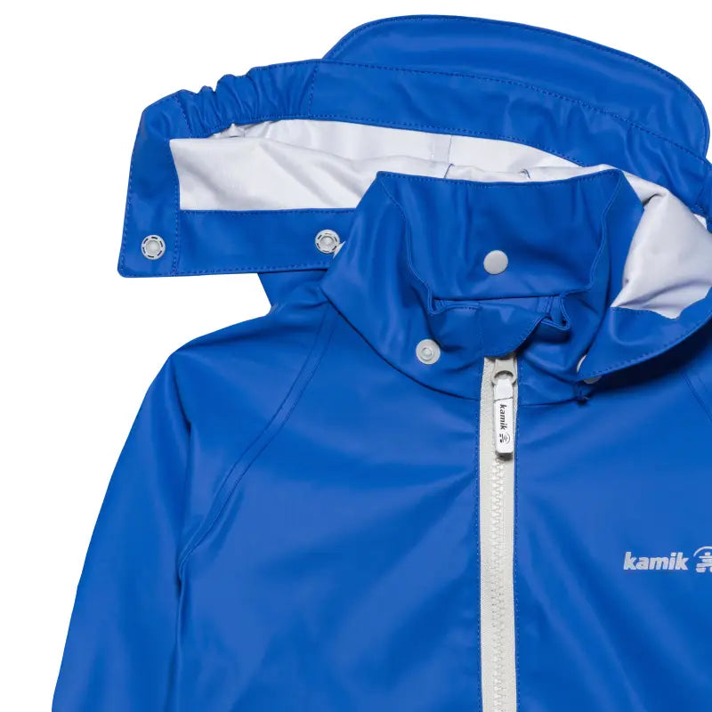 Load image into Gallery viewer, Manteau de pluie 100% imperméable - Strong Blue - Taille 12 mois - 60% de réduction - Kamik - échantillon - Manteau
