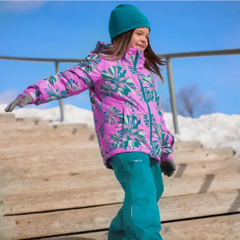 Chargez l&#39;image dans la visionneuse de la galerie, Manteau d’hiver fille Tallie Mariposa - BLUSH / HARBOR - taille 6 - 60% de réduction - Kamik - échantillon
