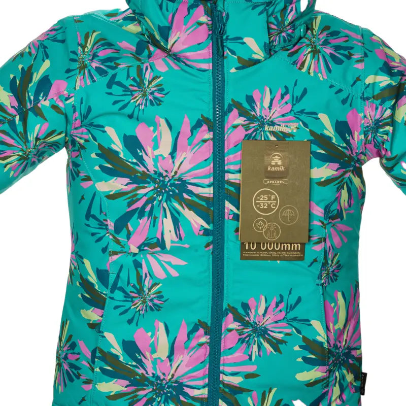 Load image into Gallery viewer, Manteau d’hiver fille Tallie Mariposa - LAGOON / HARBOR - taille 6 - 60% de réduction - Kamik - échantillon
