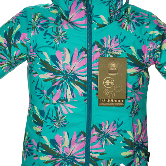 Manteau d’hiver fille Tallie Mariposa - LAGOON / HARBOR - taille 6 - 60% de réduction - Kamik - échantillon