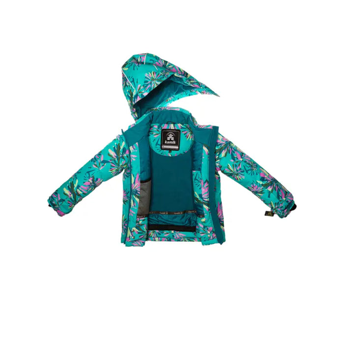 Manteau d’hiver fille Tallie Mariposa - LAGOON / HARBOR - taille 6 - 60% de réduction - Kamik - échantillon