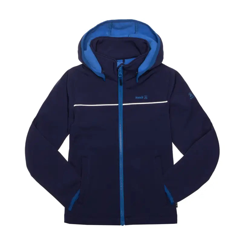 Chargez l&#39;image dans la visionneuse de la galerie, Manteau Softshell Manteau softshell Jarvis Navy/Sea - 60% de réduction - Kamik - échantillon - Manteau léger
