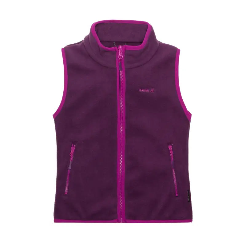 Load image into Gallery viewer, Veste sans manche en polar Dawn - couleur FUSCHIA / PLUM - 60% de réduction - Kamik - échantillon - Manteau léger
