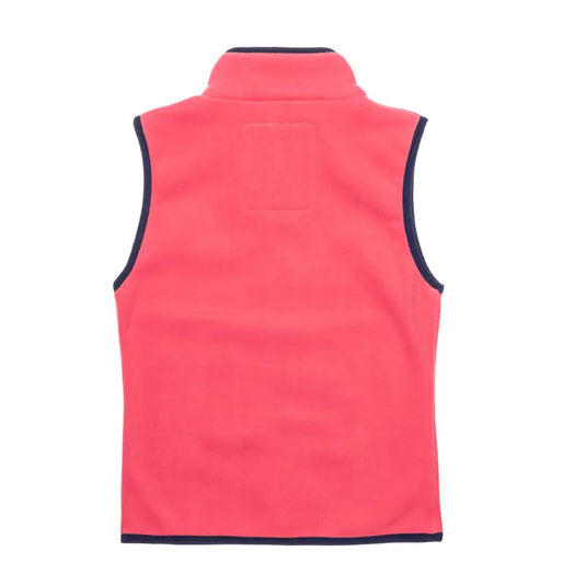 Veste sans manche en polar Dawn - couleur Coral/Navy - 60% de réduction - Kamik - échantillon - Manteau léger