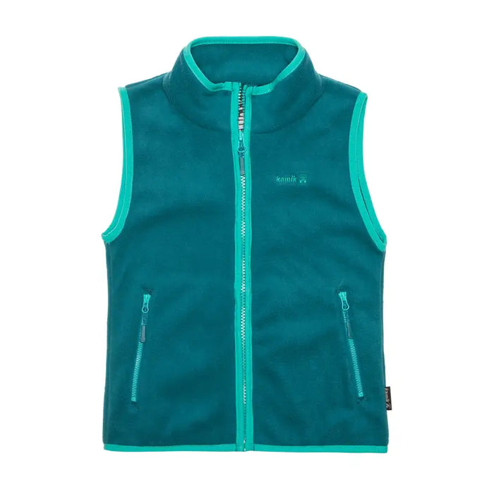 Veste sans manche en polar Dawn - couleur Harbor/Lagoon - 60% de réduction - Kamik - échantillon - Manteau léger