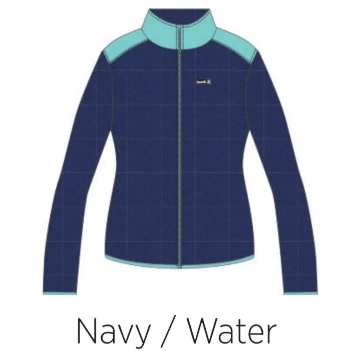 Chargez l&#39;image dans la visionneuse de la galerie, Veste en sherpa ultra-douce Aurora - couleur Navy/Water - 60% de réduction - Kamik - échantillon - Manteau léger
