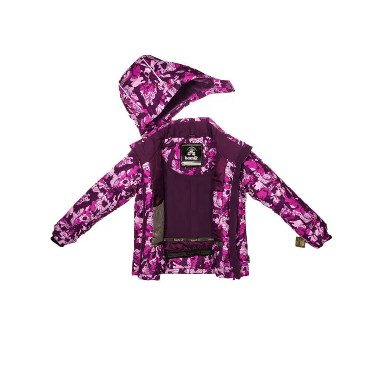 Chargez l&#39;image dans la visionneuse de la galerie, TALLIE BLOSSOM manteau hiver - Kamik - MANTEAUX HIVER FILLES
