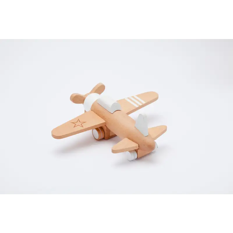 Load image into Gallery viewer, Hikoki - Avion à hélice à friction Blanc - 45% de réduction - Kiko &amp; GG - Jouet

