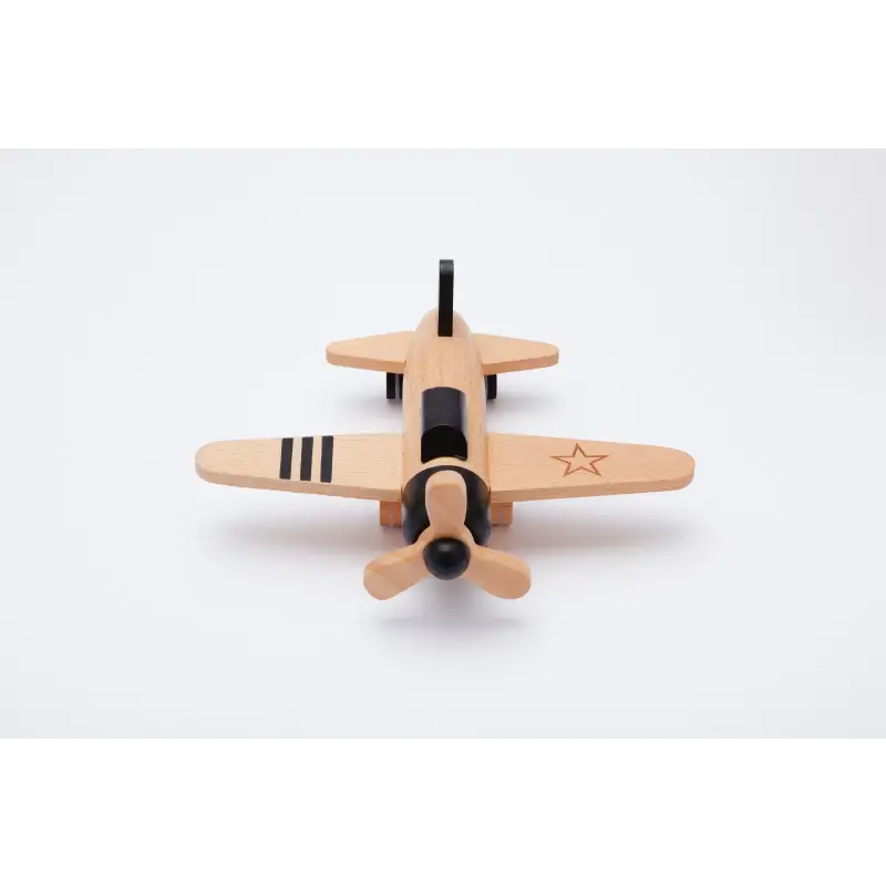 Load image into Gallery viewer, Hikoki - Avion à hélice à friction Noir - 45% de réduction - Kiko &amp; GG - Jouet
