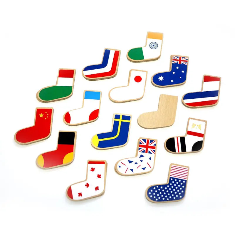 Chargez l&#39;image dans la visionneuse de la galerie, Jeu de mémoire - Drapeau du monde - 45% de réduction - Kiko &amp; GG - Jouet
