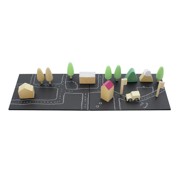 Machi - Petite ville en bois - 45% de réduction - Kiko & GG - Jouet