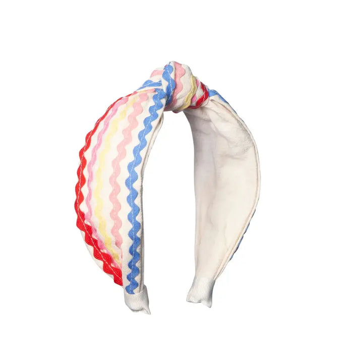 Bandeau noué arc-en-ciel Ric rac - 50% de réduction - Rockahula - échantillons - Accessoire enfant