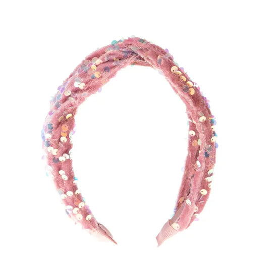 Bandeau en velours à sequins Isadora - 50% de réduction - Rockahula - échantillons - Accessoire enfant