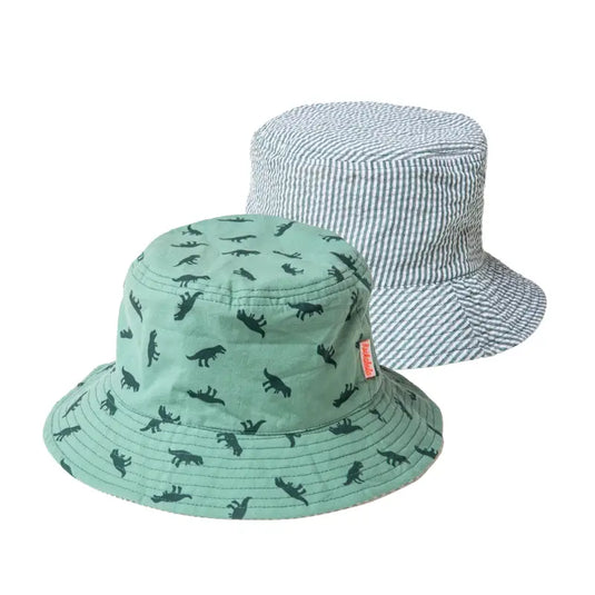 Chapeau bob réversible T-rex - 50% de réduction - Rockahula - échantillons - Accessoire enfant