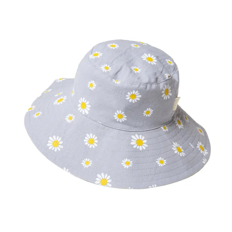 Chargez l&#39;image dans la visionneuse de la galerie, Chapeau de soleil réversible Daisy - 50% de réduction - Rockahula - échantillons - Accessoire enfant
