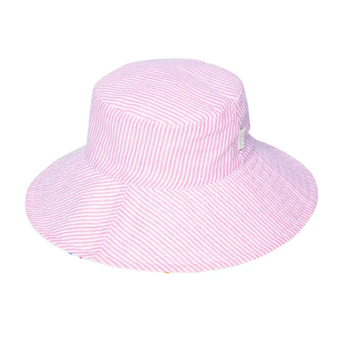 Chapeau de soleil réversible coeurs arc-en-ciel - 50% de réduction - Rockahula - échantillons - Accessoire enfant